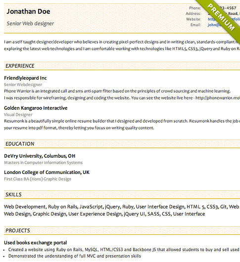 concise resume template free resume templates cv templates resumonk concise resume template free resume templates cv templates resumonk